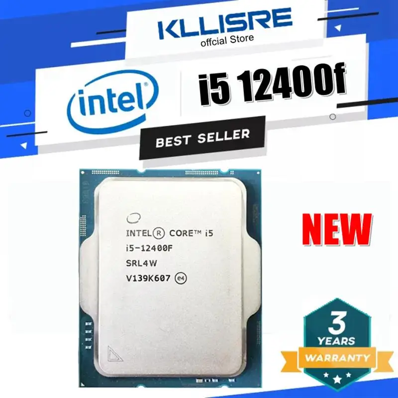 Go! Intel Core i5-12400F i5 12400F 2.5 GHz 6-Core 12-Thread CPU Processor 10NM L3=18M 65W LGA 1700 new but no fan B660 DDR4