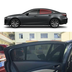 For Mazda 6 Sedan GJ Atenza 2014-2021 Car Magnetic Sunshade Front Windshield Curtain Rear Side Window Mesh Sun Shade Visor
