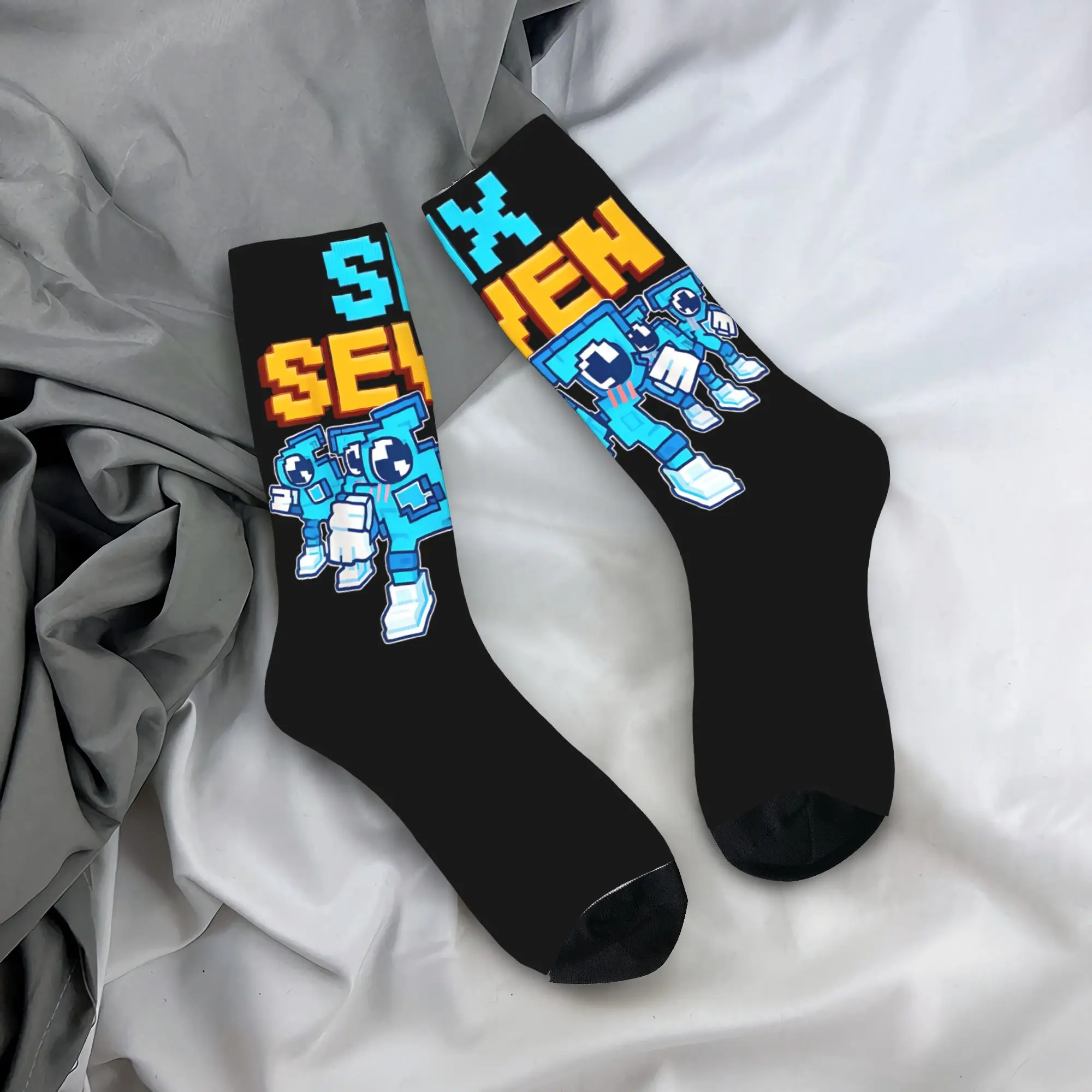 Retro 67 Brainrot Six Seven 67 Italian Brainrot Gaming Calcetines deportivos Calcetines de poliéster para mujeres y hombres antideslizantes,