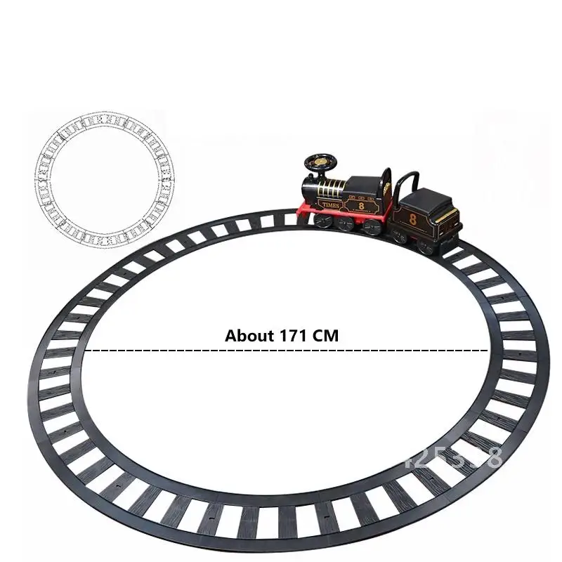 Tren eléctrico para niños, coche de juguete para montar, paseo, cochecito de bebé, andador, niño puede llevar, tren, coche, modelo clásico, regalos de cumpleaños