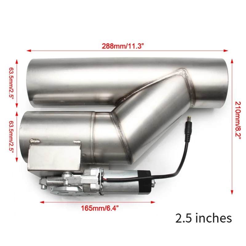 AB61-Car Universal Y ประเภทไอเสียวาล์วไฟฟ้าคู่ตัดท่อไอเสียตัวแปรไฟฟ้าตัดวาล์ว, รถ Universal Y Typ