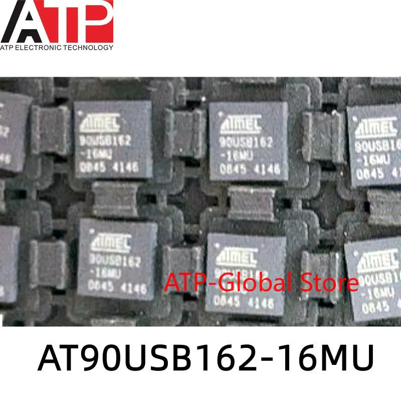 10pcs/lot New and Original AT90USB162-16MU AT90USB162 16MU QFN32 Microcontrollers IC AVR MCU 8BIT 16KB FLASH 32VQFN