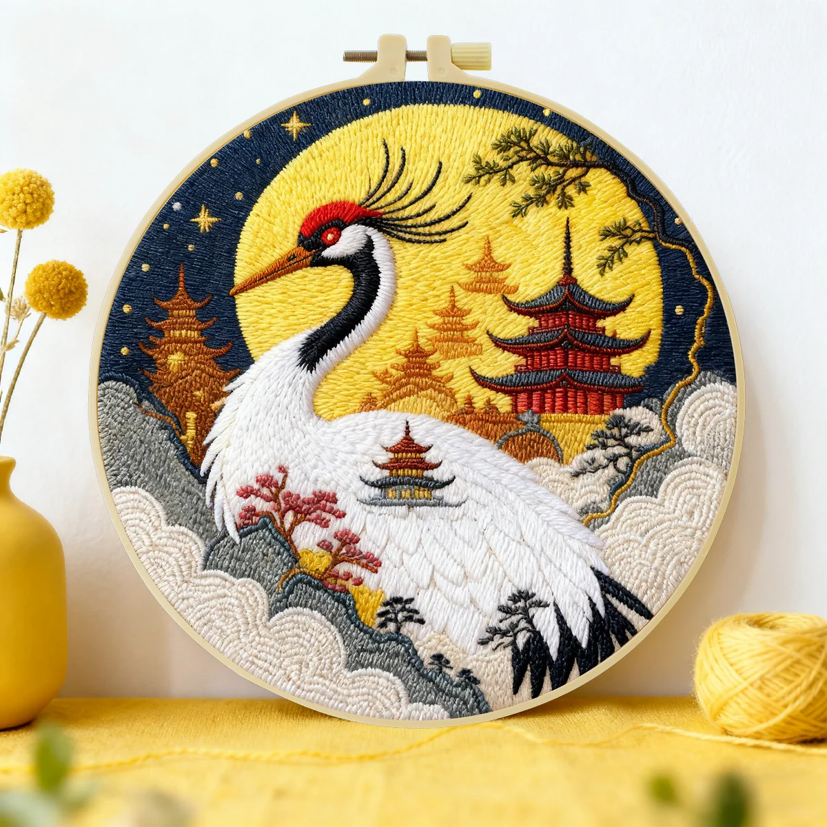 

Набор для вышивания «Лебедь» (1 шт., 20x20 см/15x15 см, 7,87/6,3 дюйма) – DIY-набор для начинающих, для декора дома, ручная работа