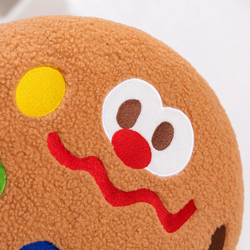 Almohada de felpa de galleta de dibujos animados de 11/40CM, cojín de simulación de galletas, juguetes, monedero pequeño bonito, colgante, bolsa, regalos de decoración