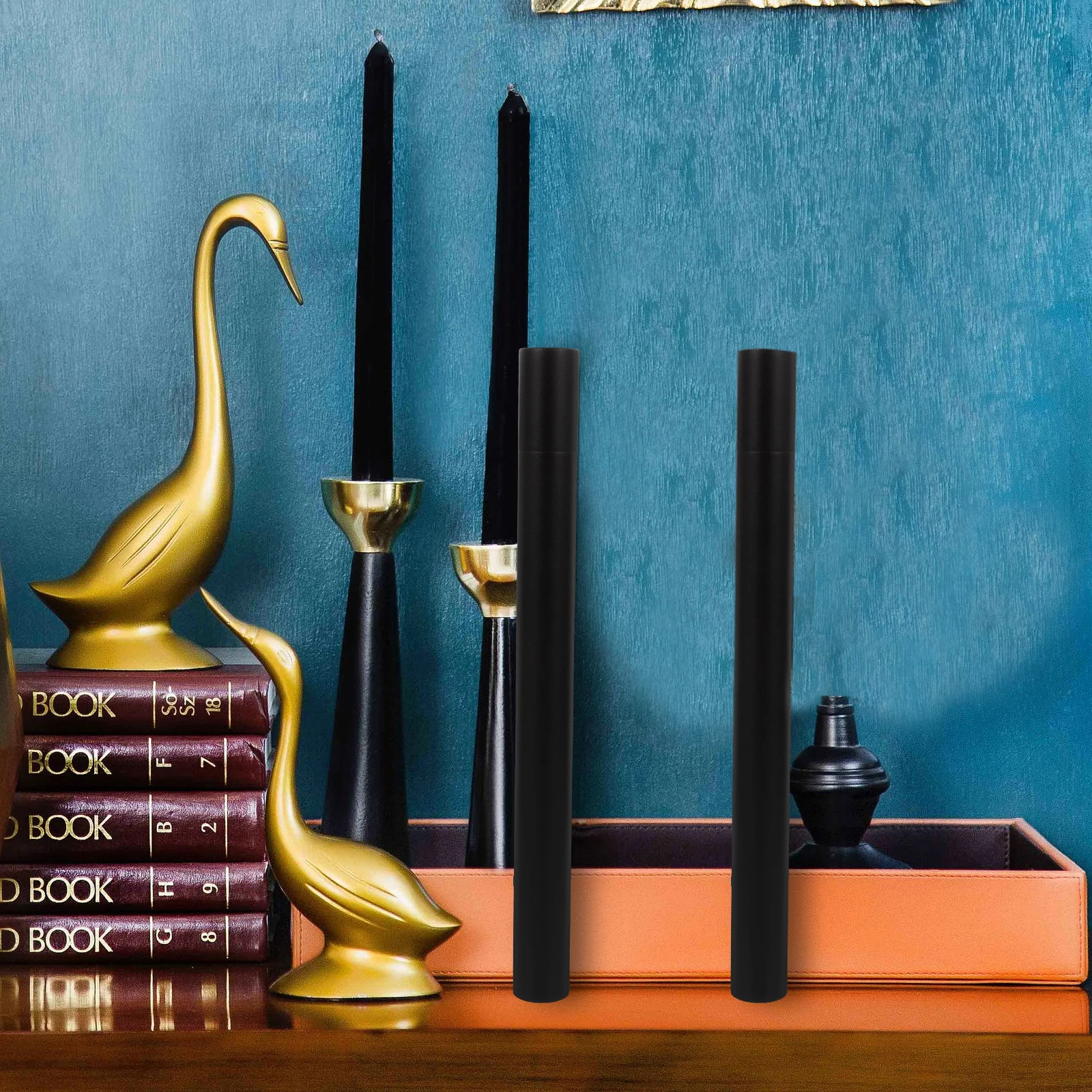 

1pc 20G Aluminum Alloy Incense Stick Tube Compact Portable Storage Barrel For Home Use Household Agarwood Holder Simple Design