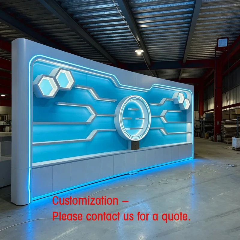 custom.Premium Futuristic Tech Fixture | Custom UFO-Shaped Design | High-End Display System Flagship Tech Brands