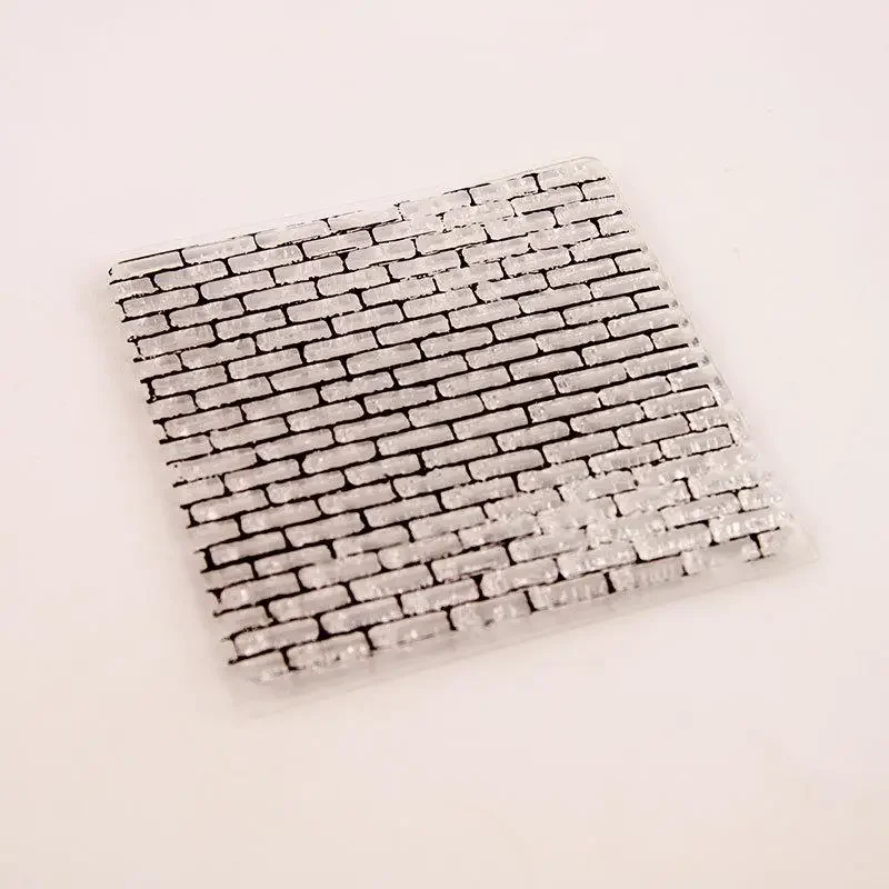 Old Stone Brick Wall Clear Stamps for Scrapbooking DIY Silicone Seals