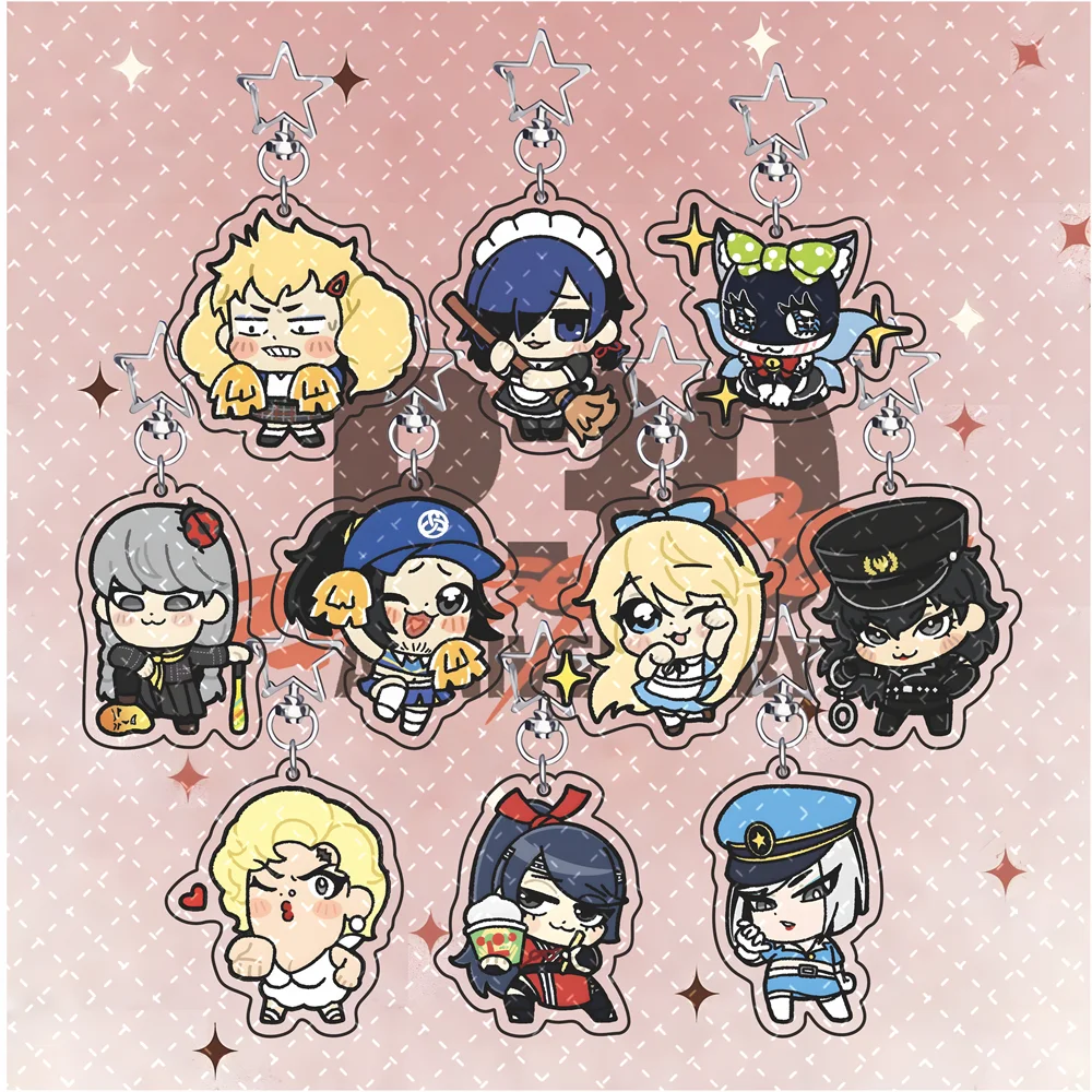 Chain Lock Combination - Persona Series 6cm Costume‑Style Acrylic Keychain