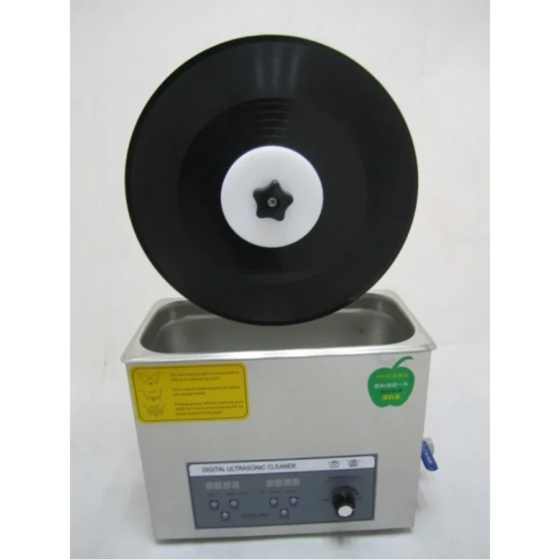 PS-30 Vinyl Record Cleaning Ultrasonic Dish Washer, Cleaning 6 Vinyl Records at a Time, Aluminum alloy manual lifting