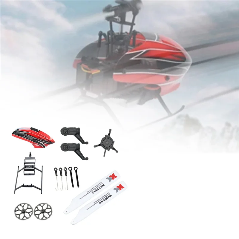 Conjunto de acessórios de helicóptero AS96-RC para peças de atualização de helicóptero Wltoys XK K110S RC