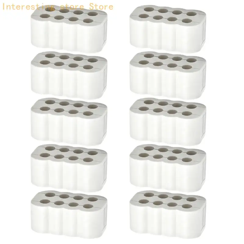 PC-Stromkabelführungshalter-Set, 8-polige ABS-Führungen, 10er-Pack für saubereres Gehäuselayout und gleichmäßigen Abstand – Detail 3