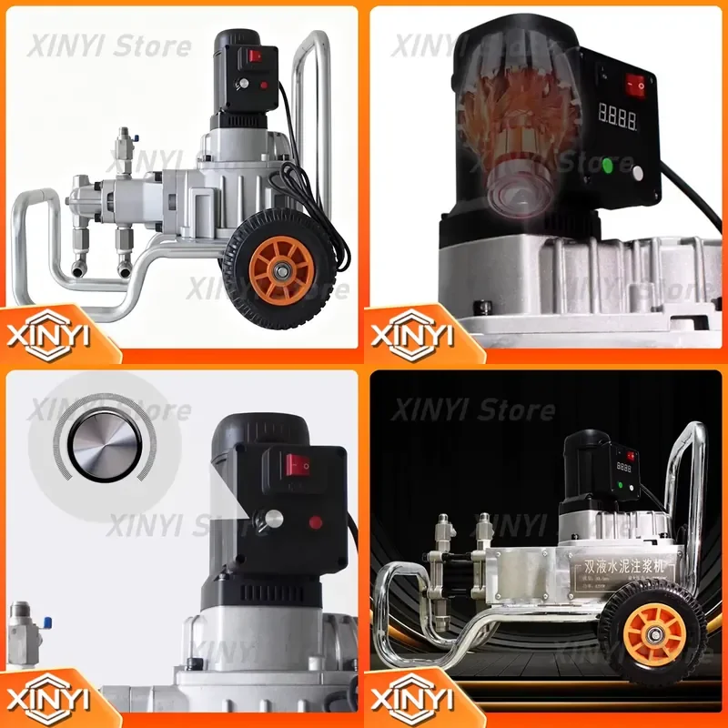 for Cement Grouting Machine High Pressure Dual Liquid Waterproofing Leak Repair Equipment for Tunnel and Basement Customized
