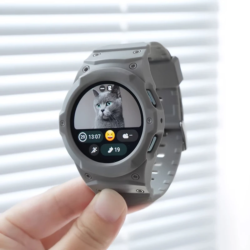 Силиконовый ремешок + чехол для ПК для Samsung Galaxy Watch 7/6/5/4 40 мм 44 мм, новый комплект модов для Samsung SmartWatch, спортивный браслет-петля