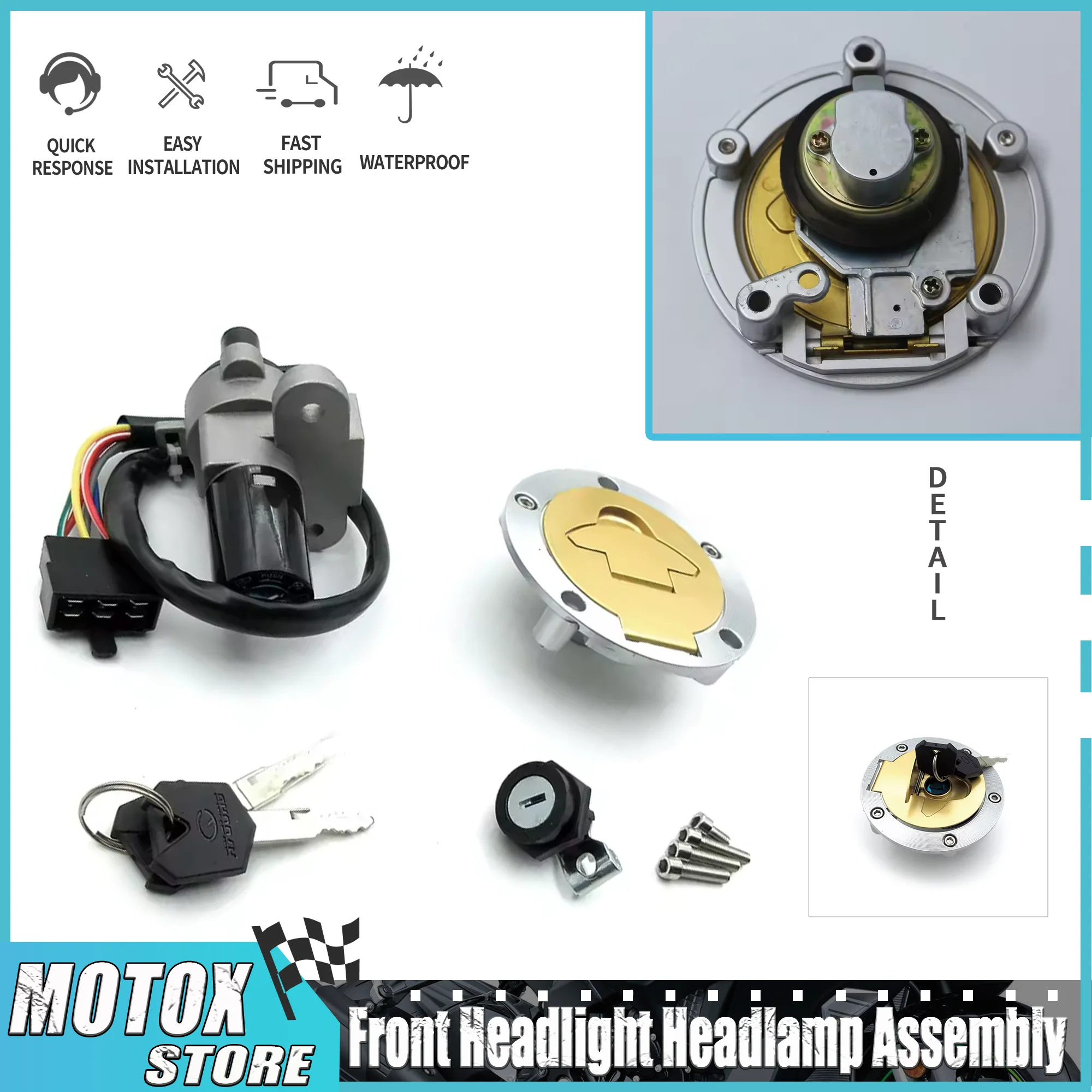 

Замок переключателя зажигания, крышка для бензобака Ducati 749 999 S 900 SS 2003 - 2006 750 SS 1999 2004 2005