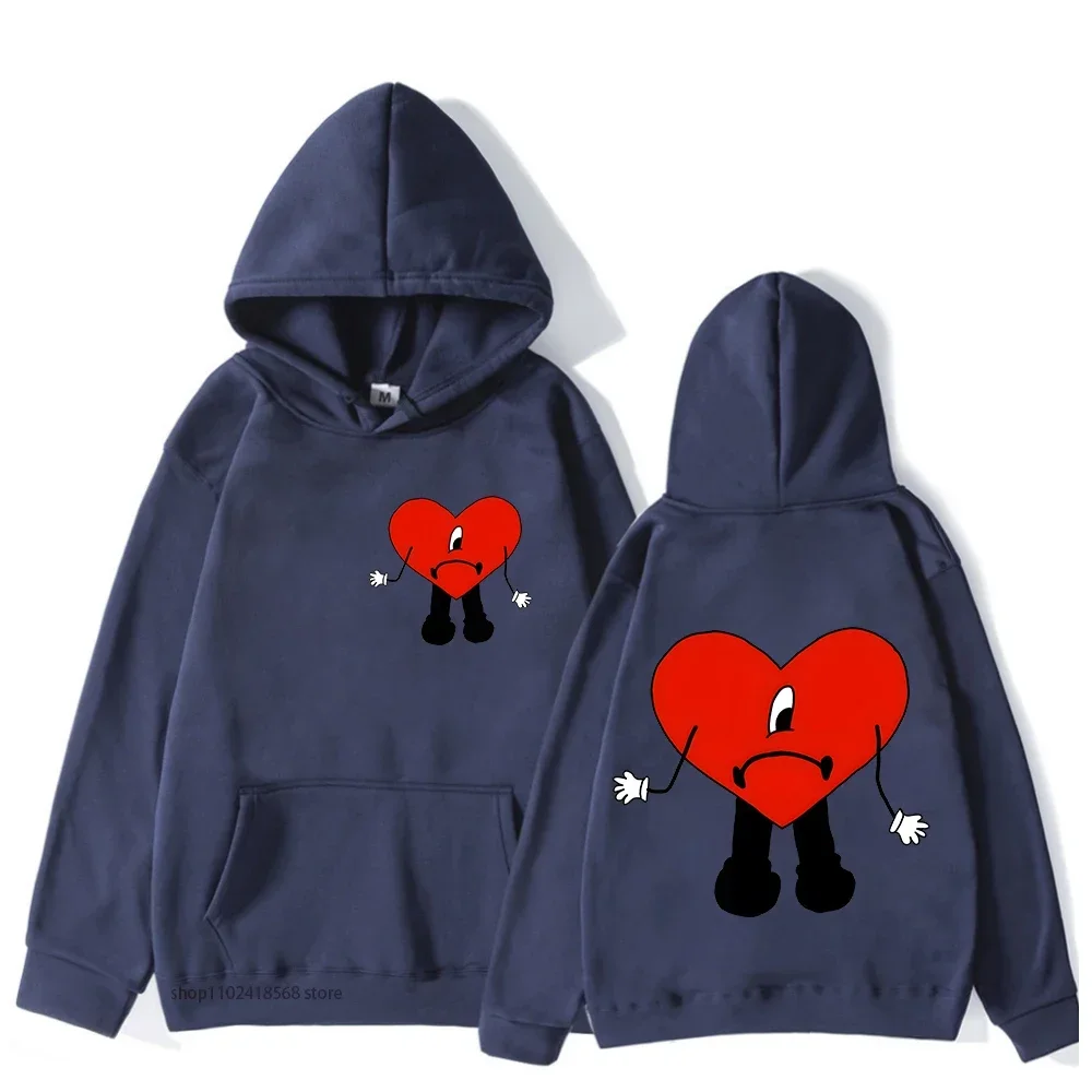 Un Verano Sin Ti Bad Bunny طباعة هوديس ساخن النساء الكنغر حجم كبير بلوزات الجرافيك الهيب هوب القمم موضة الشارع الشهير الرجال #1