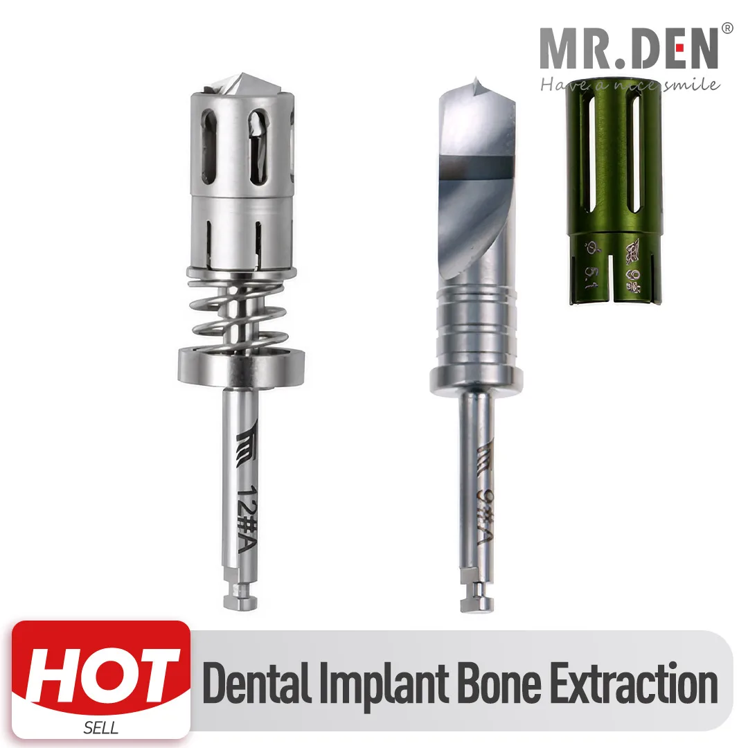 Dental Implant Bone Extraction Drill Autogenous Bone Self-grinding Bone Powder Collection Drill Bone Extraction Ring Drill Bone