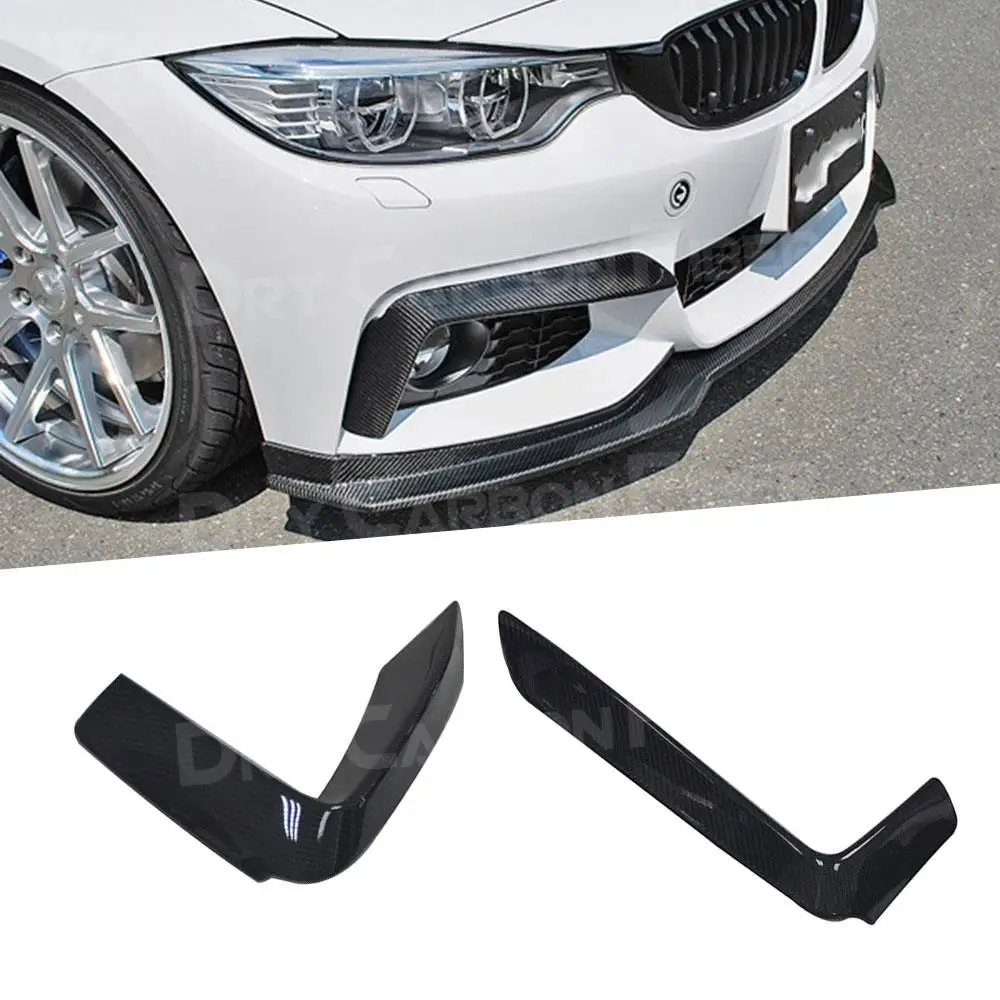 

for BMW F32 F33 F36 2014-2018 Carbon Fiber Car Styling Front Headlight Eyebrows Covers Eyelids Trims