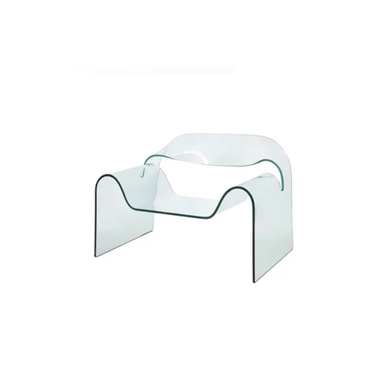

Internet celebrity ghost chair acrylic sofa simple modern light luxury designer casual transparent crystal sofa recliner