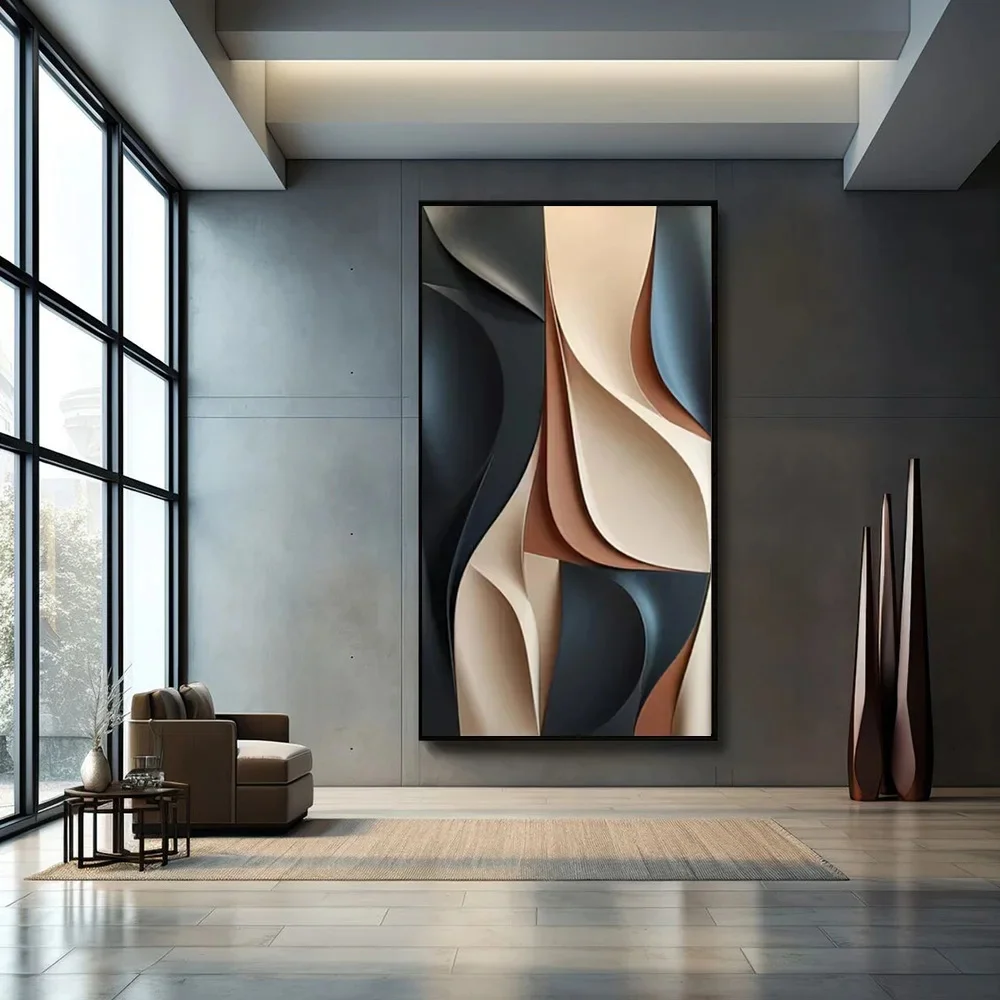 مجردة ثلاثية الأبعاد محكم حائط لوح رسم الفن ديكور المنزل الحديث بساطتها الهندسة المشارك طباعة لغرفة النوم غرفة المعيشة جدارية