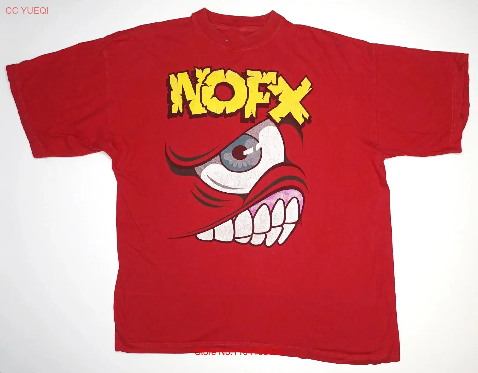 Nofx Band Mem Full Size Red 100% Cotton Shirt Gift For Fan TT1247