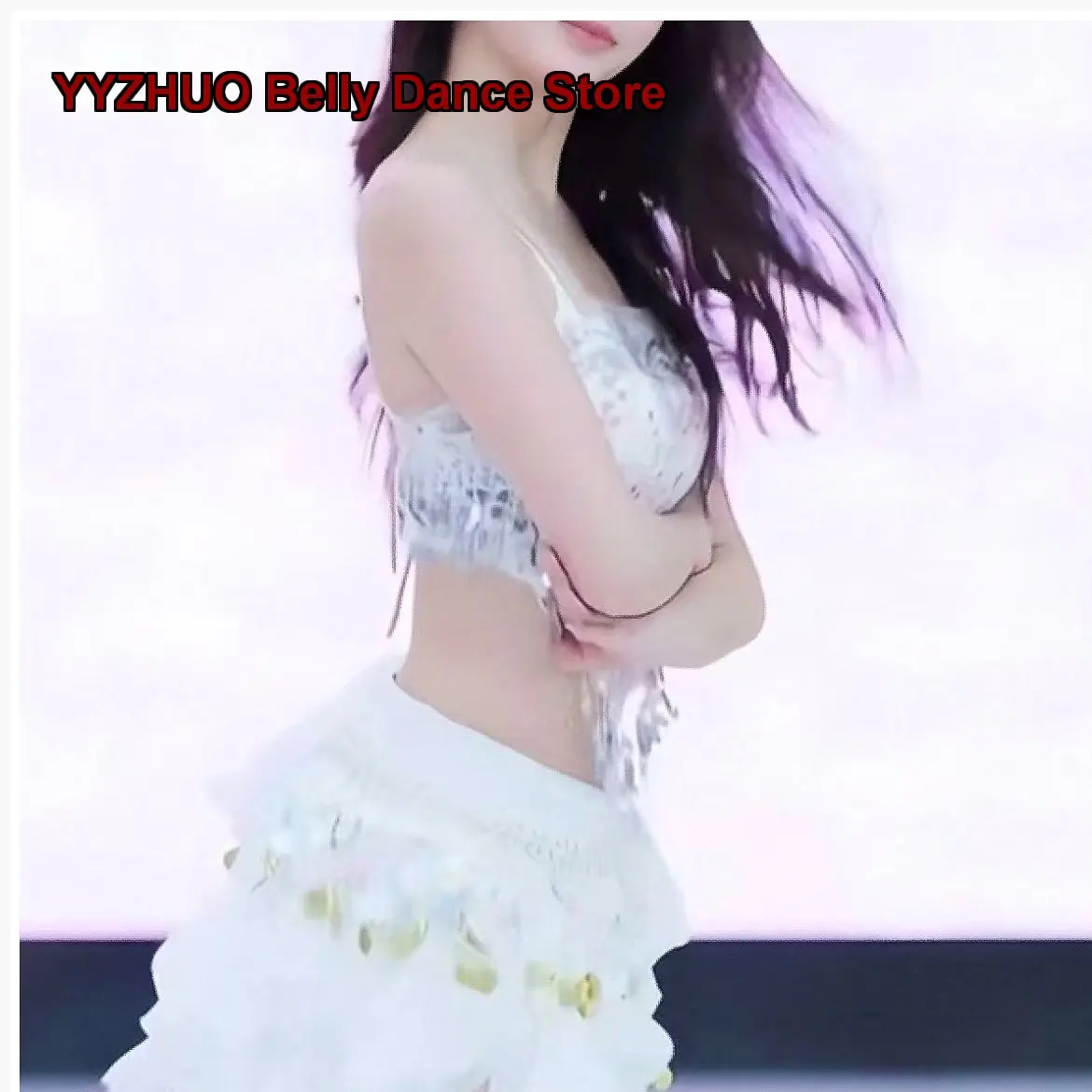 Butterfly Smart Jazz Stage Performance Kpop Girl Group Outfit Sexy Sequin Set