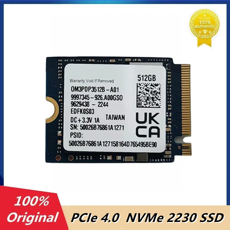 Original Brand OM3 1TB 512GB 256GB 128GB NVMe PCIe x4 2400MB/s M.2 2230 3D TLC Steam SSD Solid State Drive