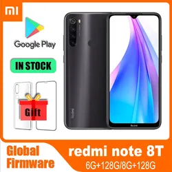 Google ROM Xiaomi Redmi Note 8T 6.3-inch Qualcomm Snapdragon 665 4000mAh 18W rear fingerprint used phone