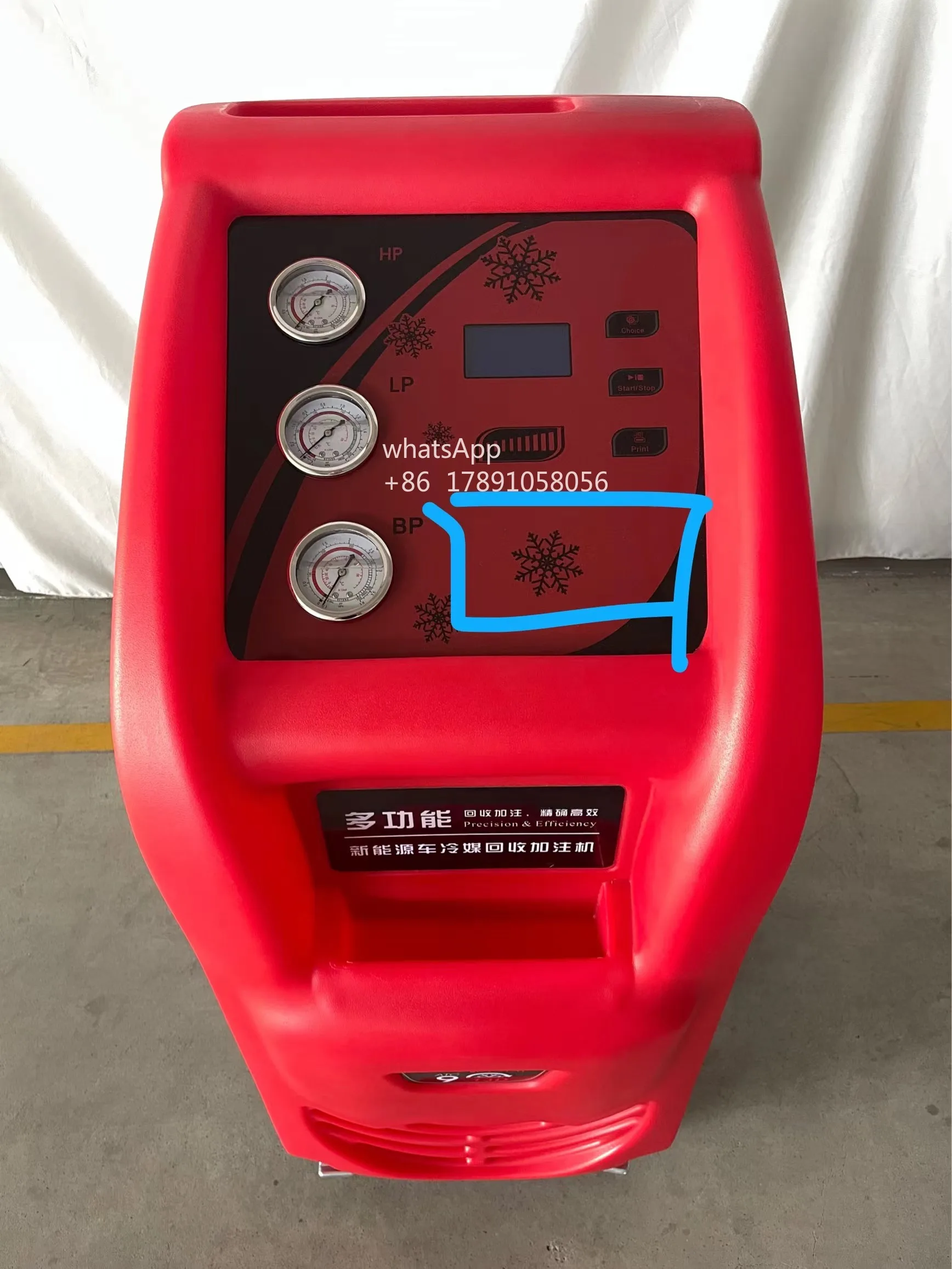 R134A R1234YF  Refrigerant Recycle  Charge AC Machine for Maintenance Automatic Regrigerant Changing