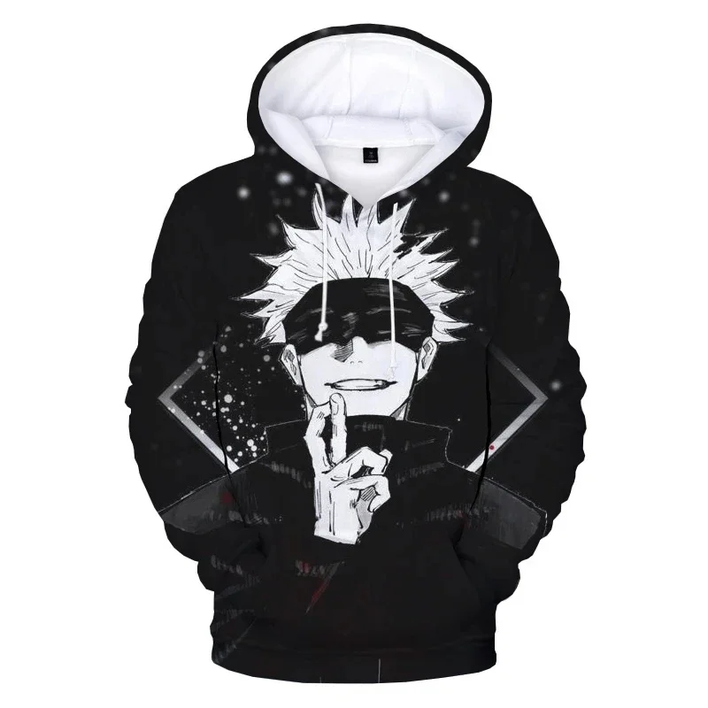 3D Print Anime Jujutsu Kaisen Hoodies Sweatshirts Men/Women 2024 Newest Fashion Streetwear Autumn Winter Plus Size Clothes Coat