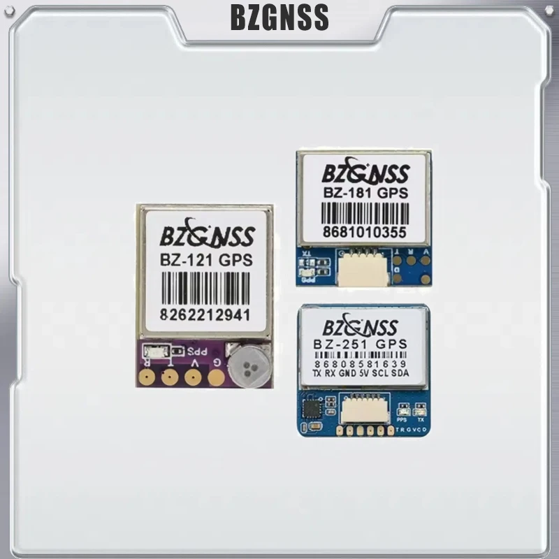 

BZGNSS BZ121 BZ181 BZ251 Dual Protocol GPS Positioning Module Suitable FPV Out Of Control Rescue Fixed-wing Crossing Drones