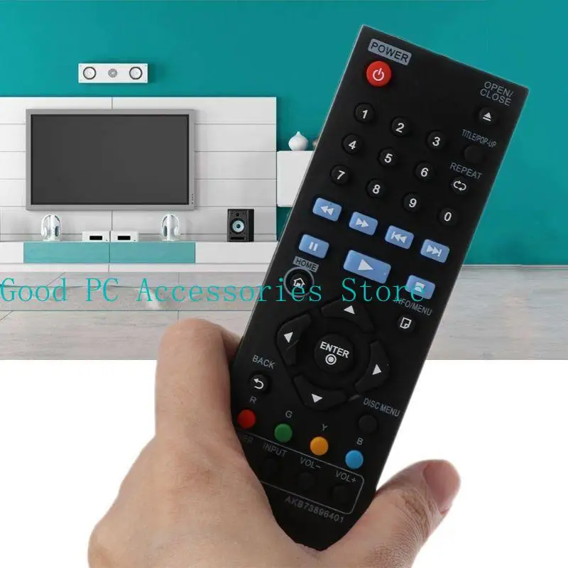 

652F Replacement Remote Control AKB73896401 for BLURAY DISC DVD Player BP135 BP340 BP335W BP175 BP255 BP300 Repair