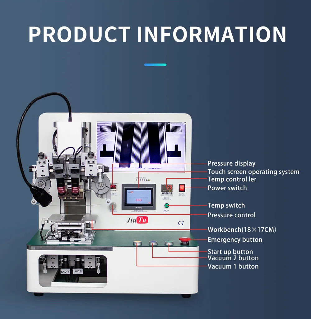 ACF Hot Press Pulse Machine For Smart Glasses Bonding