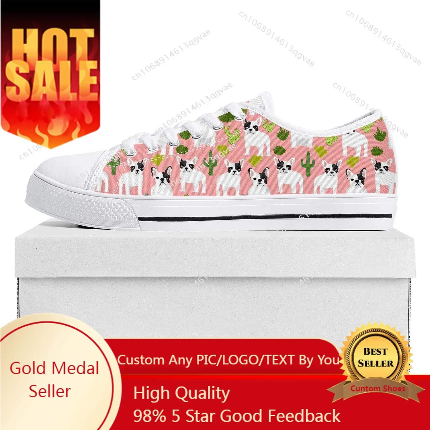 Boston Terrier Low Top High Quality Sneakers Mens Womens Teenager Tailor-made Shoe Canvas Sneaker Casual Couple Shoes White