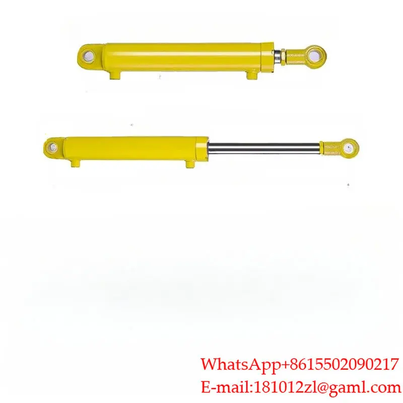 Hydraulic cylinder 5 tons double earring type 63 cylinder diameter oil top lifting forklift mechanical two-way cylinder