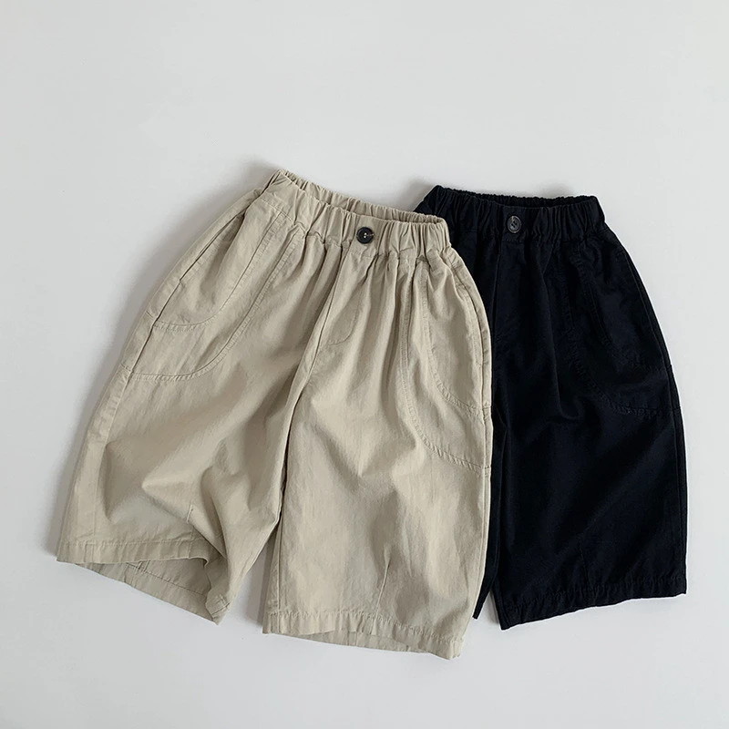 2026 Summer New Children Casual Pants Loose Girls Harem Pants Solid Baby Cotton Trousers Kids Mosquito Resistant Pants For Boys