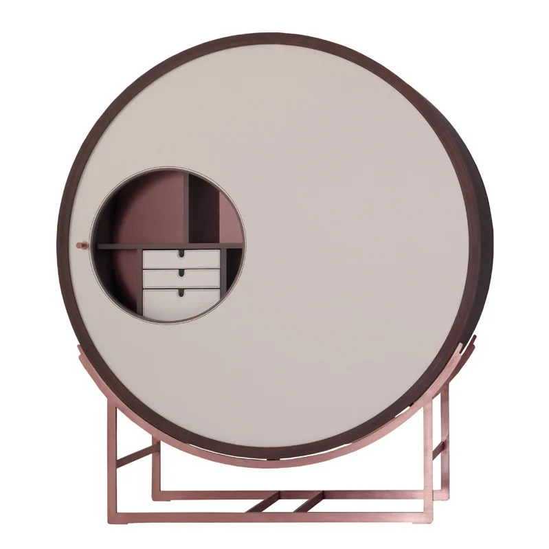 Light luxury dining side cabinet