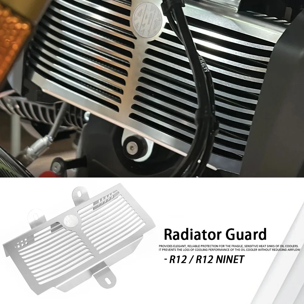 

For BMW R12 NineT 2024 2025 Motorcycle Accessories R 12 NineT Radiator Grille Guard Cover Grill Oil Cooler Guard Protection