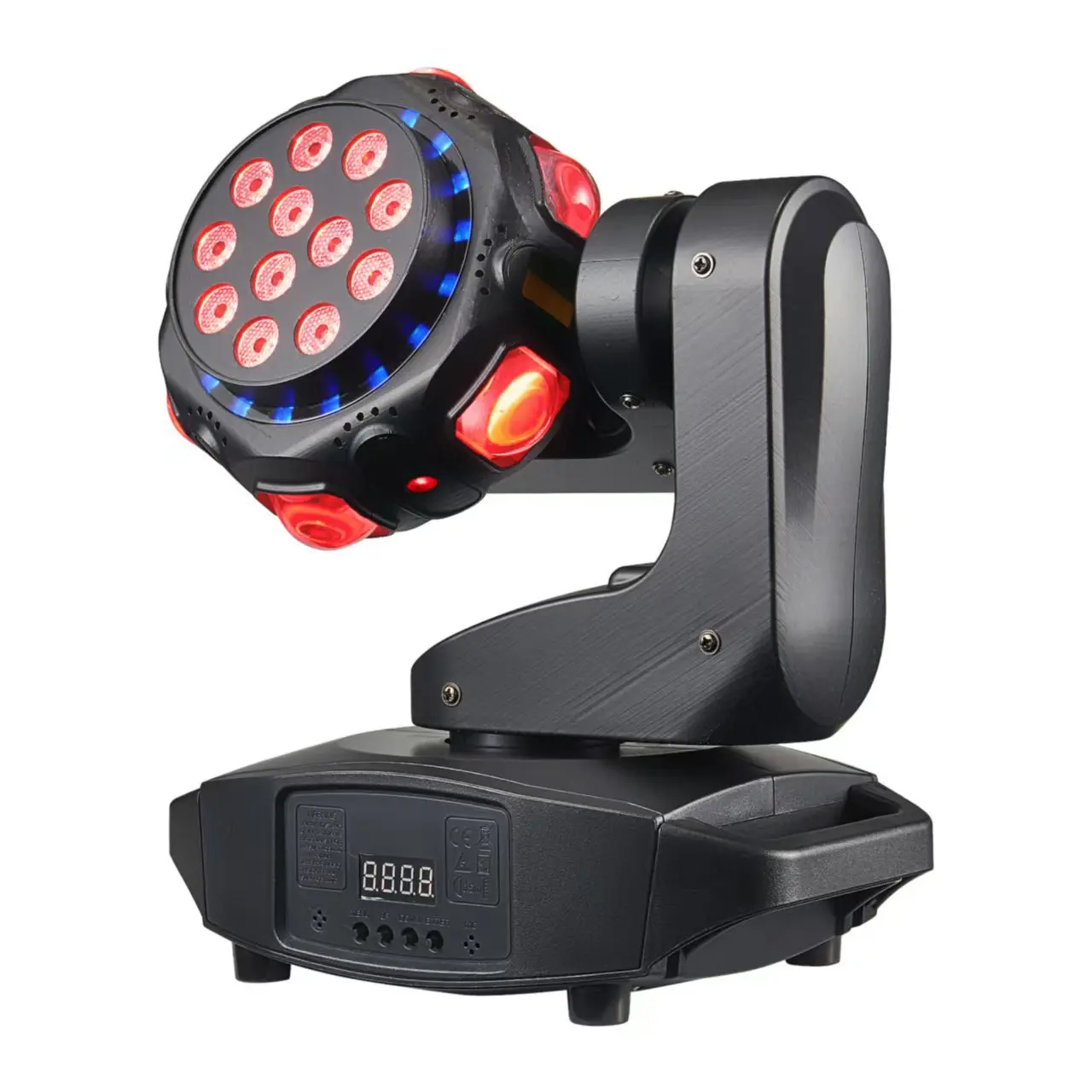 Rueda de viento y fuego de 40W, luz LED de teñido con haz móvil, luz giratoria OVNI, luz con cabezal móvil alienígena