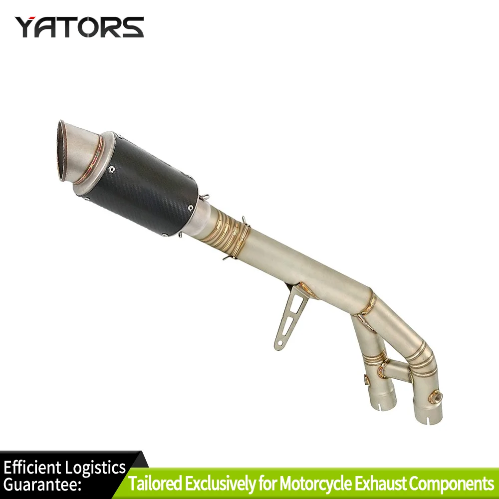 

Exhaust System MT-10 2015-21 for Yamaha YZF R1 2015-2025 Exhaust System Link Pipe Muffler Tips