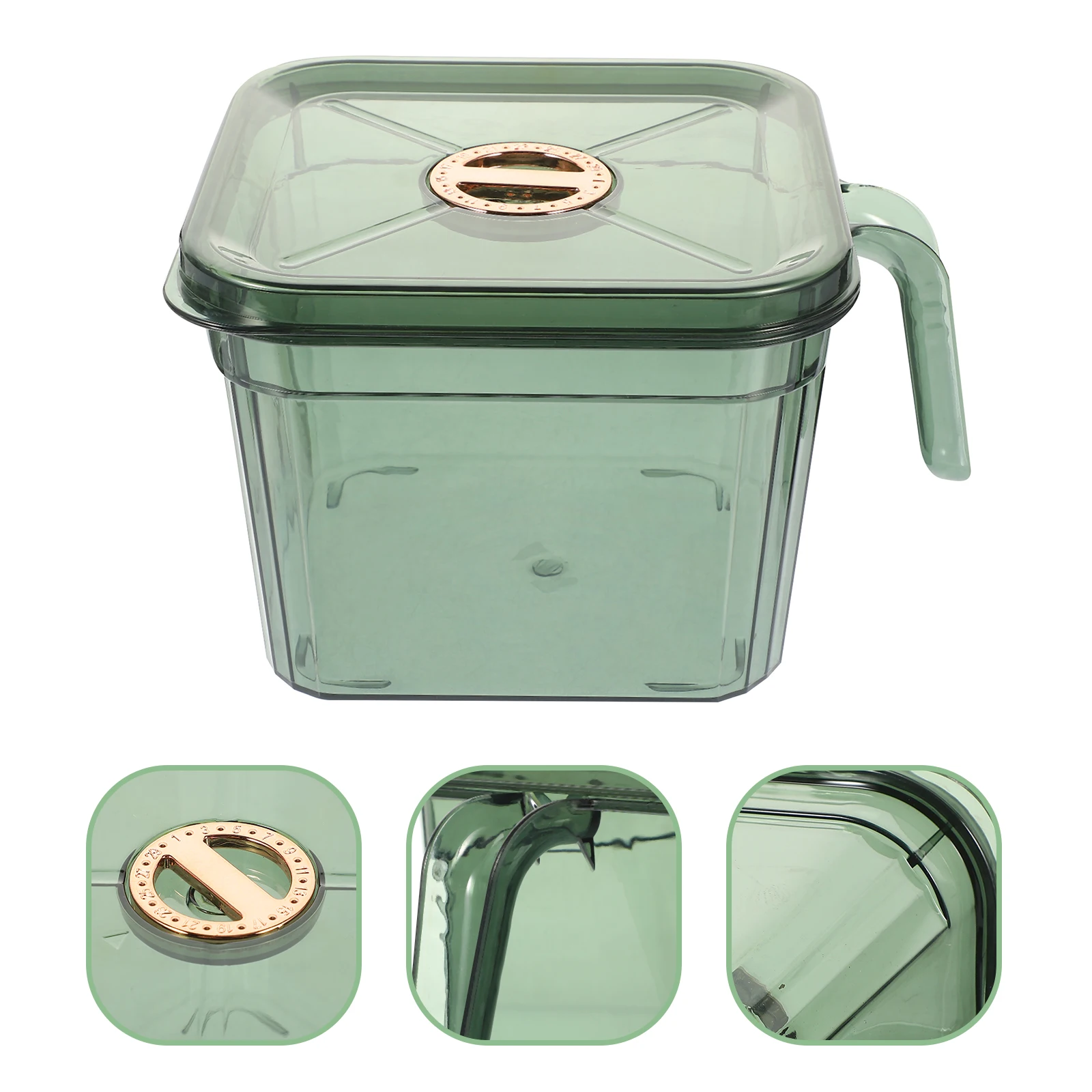 

Refrigerator Storage Box Food Holder High Capacity Fruit Egg Vegetable Container Pp Material Clear Design Stackable Organizer