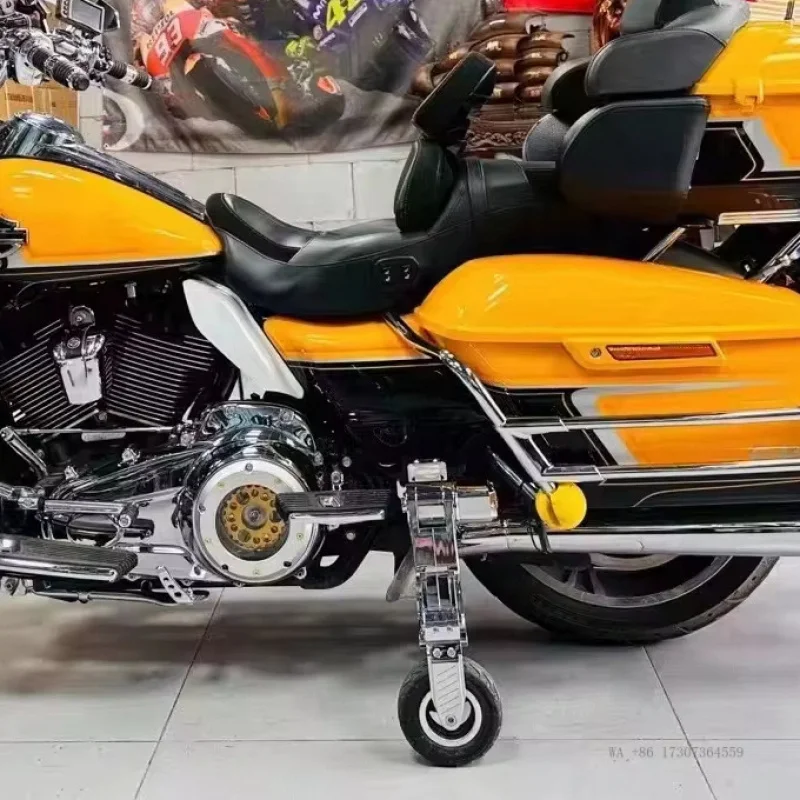 for Goldwing Gl1500 Gl1800 Chief Chieftain Roadmaster R1250 R18 Touring Flh Road Street Glide Smaller Wheels with Support
