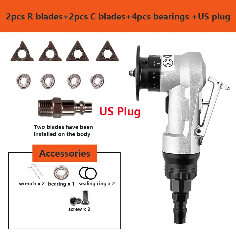 Mini Woodworking Pneumatic Chamfering Tools Deburring 45 Degree Portable Hand Held Aluminum Alloy DIY Metal Trimming Machine - view 6