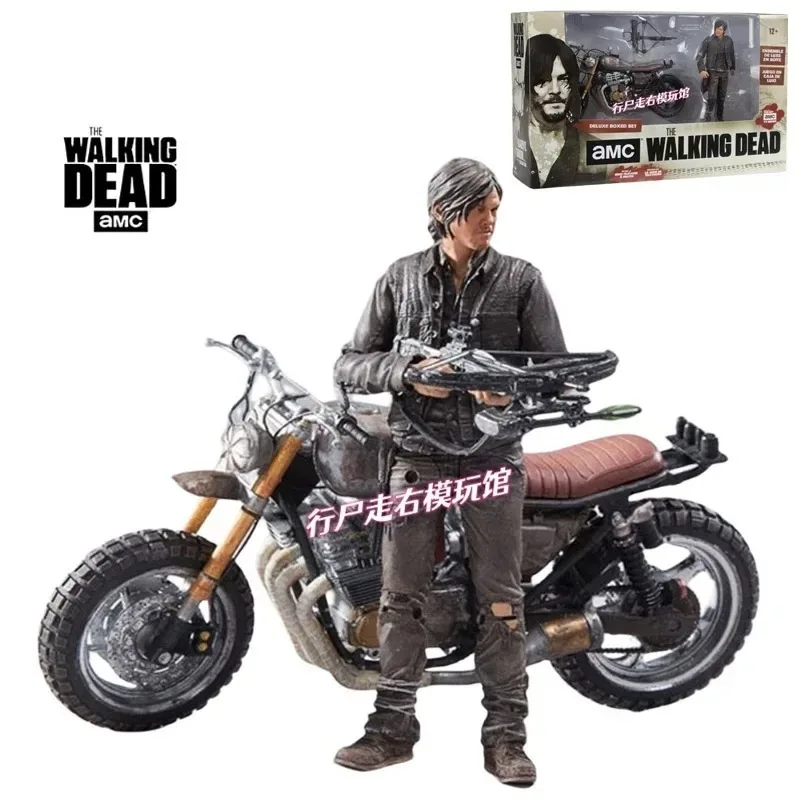 [Inventory] Genuine Walking Dead Norman Reedus Motorcycle Version 2.0 5inche 1/12 Action Figures Original Out of PrintCollection