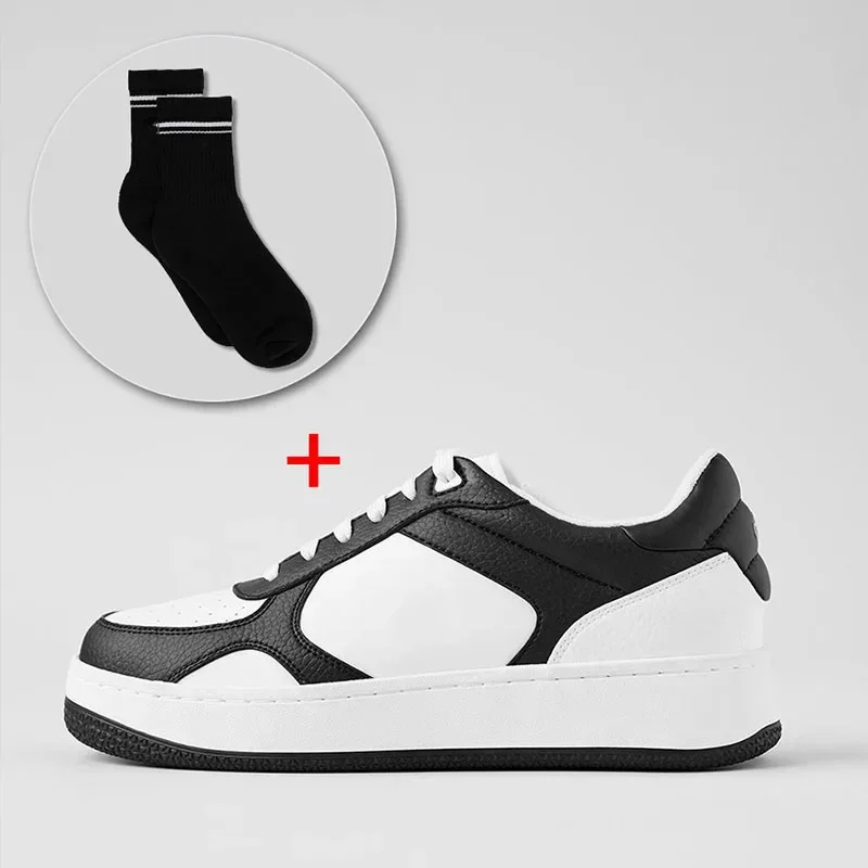 WUNew/женские универсальные спортивные белые туфли на толстой подошве в студенческом стиле, повседневная обувь