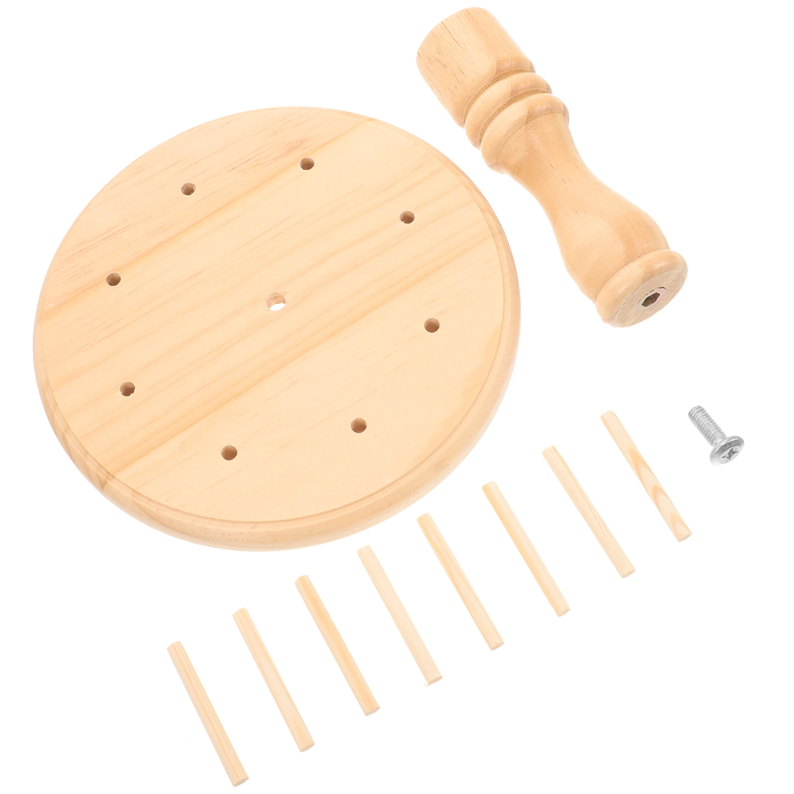 

8 Spool Holder Thread Wooden Embroidery Thread Rack DIY ganizer Sewing Storage Portable Lightweight Efficient