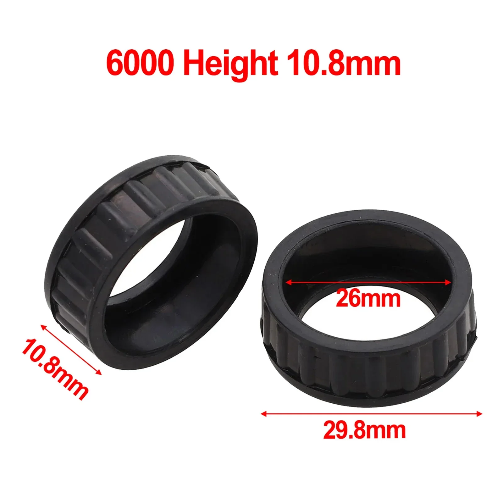 2pcs Rubber Sleeve 6000 Accessories Sleeve 607 Angle Grinder Bearing Rubber Drill Electric Parts Household