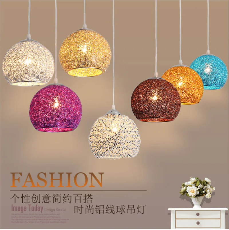 

Northern Europe Pendant Light Aluminum wire Simplicity Chandeliers Multiple style Creativity Dining table Lights bedroom lamp