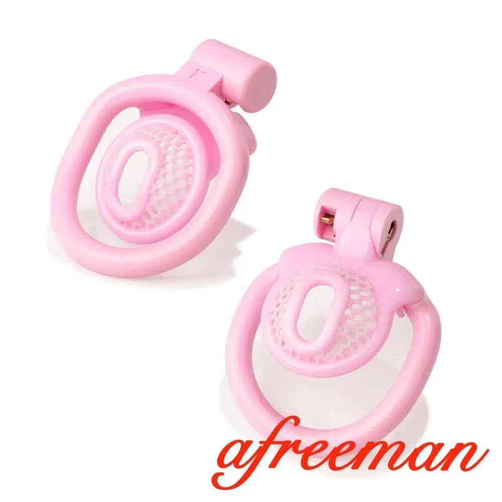 Sissy Inner Micro Chastity Cage, Dispositivos de castidade com plugue peni, Anéis leves de nylon, Brinquedo do sexo