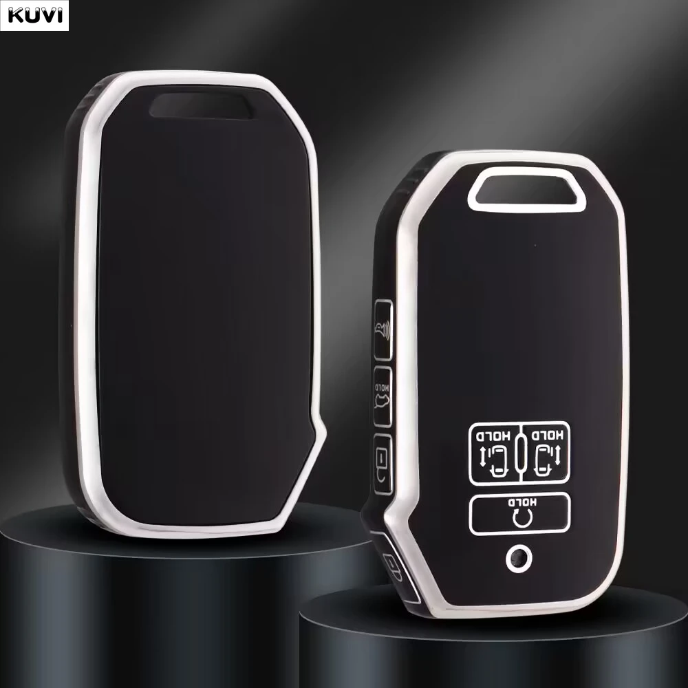 7-Tasten NEUE TPU Auto Fernbedienung Schlüssel Fall Abdeckung Shell Fob Für Kia Carnival 2021 2022 Sedona Karneval KA4 EX SX LX Fiesta 2023 Keyless