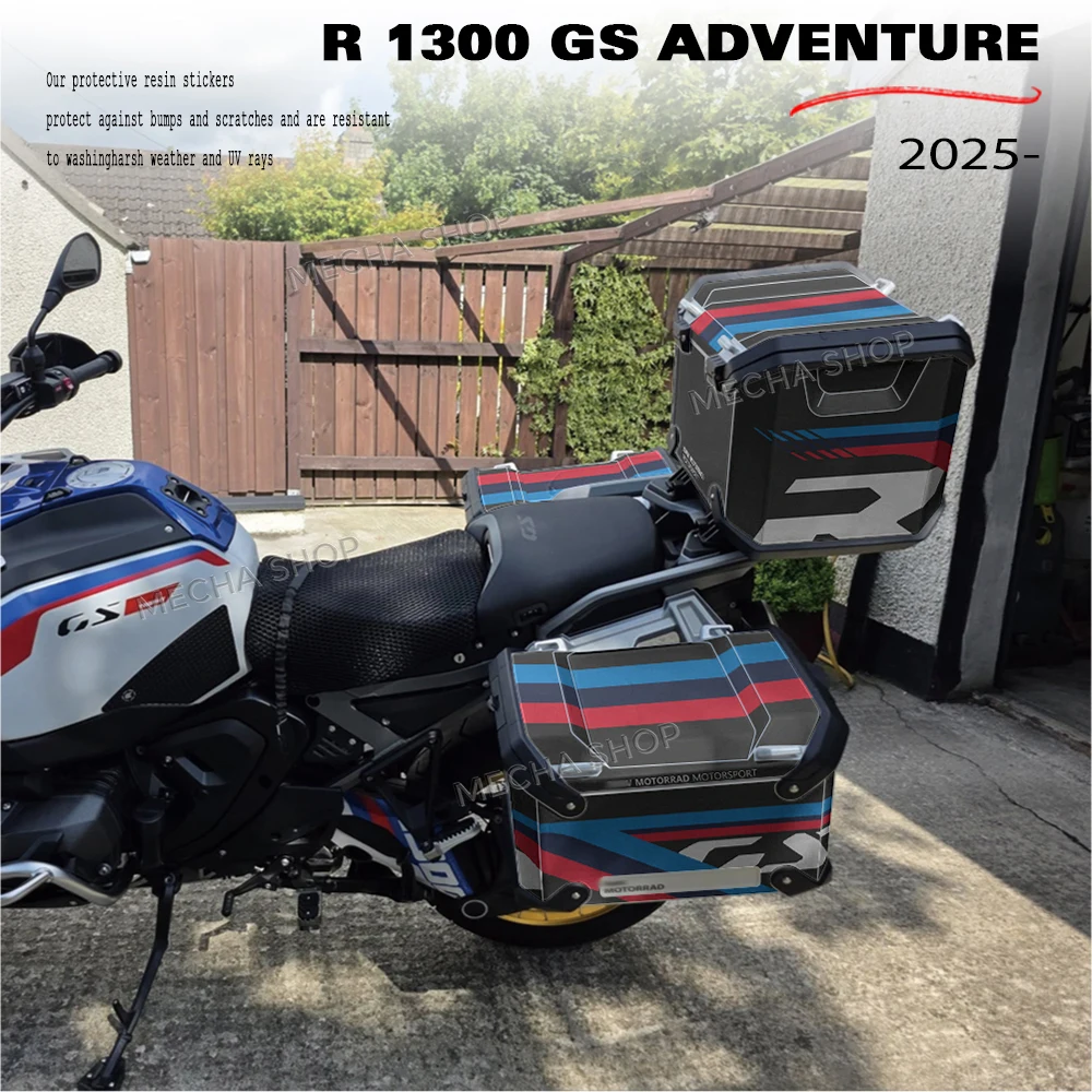 

For R1300GS ADV R 1300 GS Adventure R1300GSA 2025 Side Case Pads Motorcycles Suitcase Pad Stickers Cover Set Luggage Cases